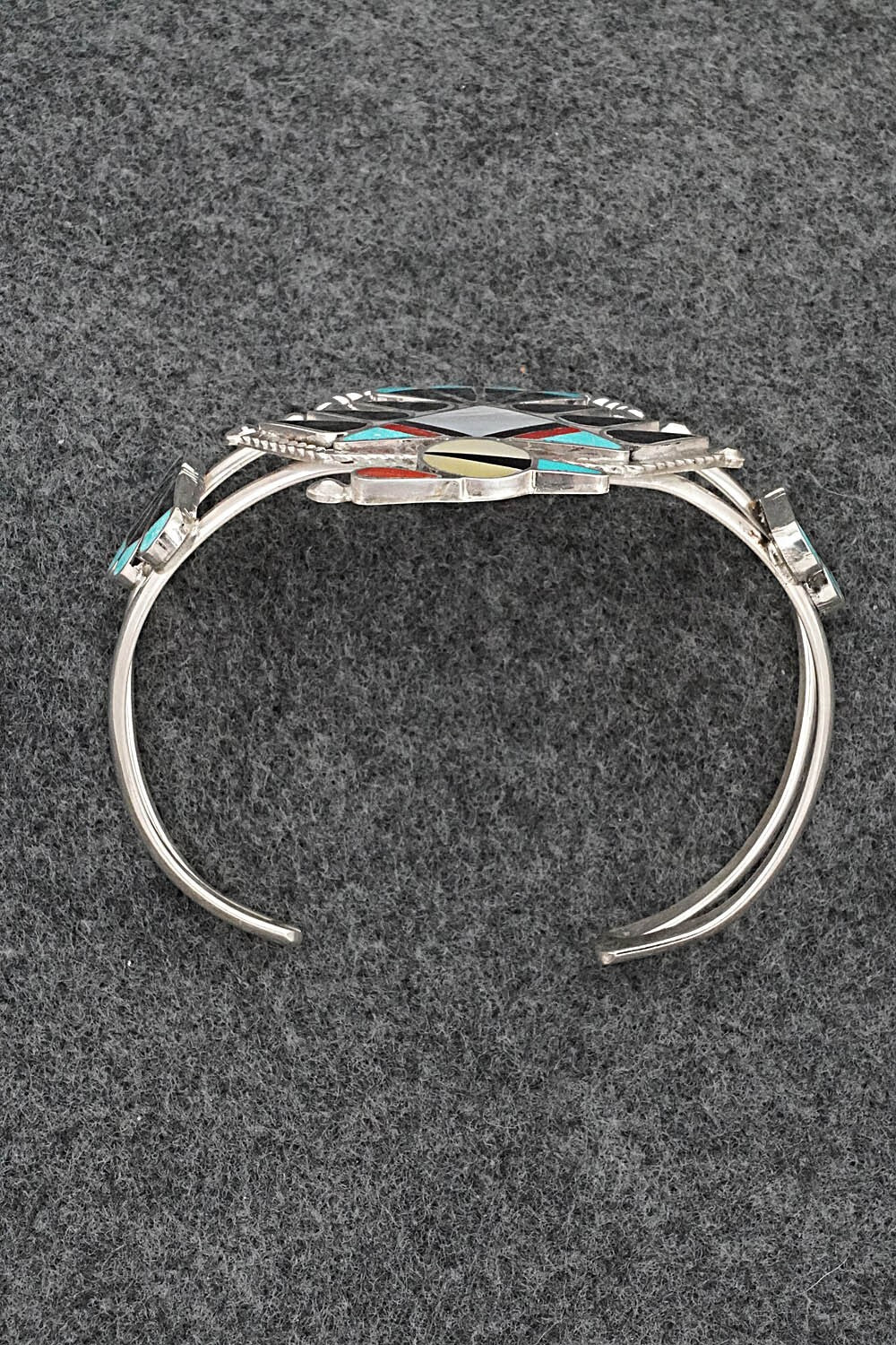 Multi-Stone & Sterling Silver Bracelet - Adrian Wallace
