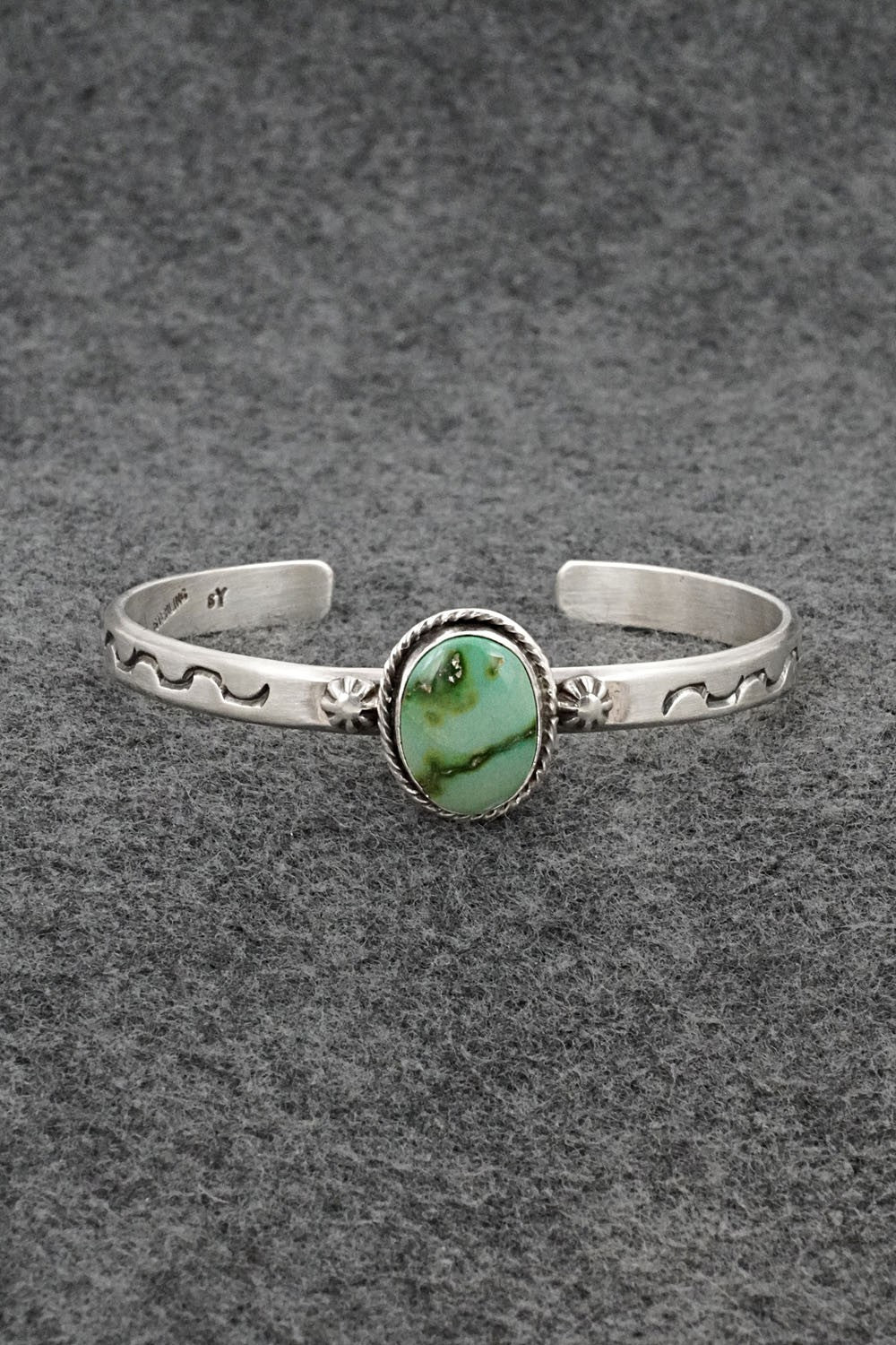 Turquoise & Sterling Silver Bracelet - Samuel Yellowhair