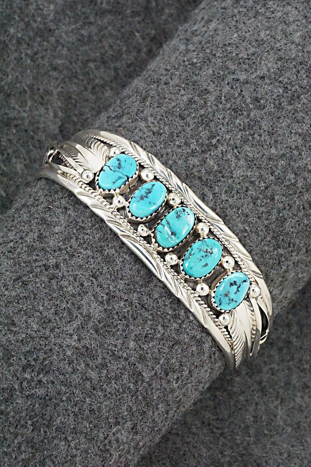 Turquoise & Sterling Silver Bracelet - Davey Morgan