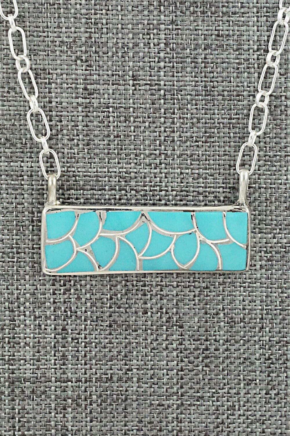 Turquoise & Sterling Silver Necklace - Orena Leekya