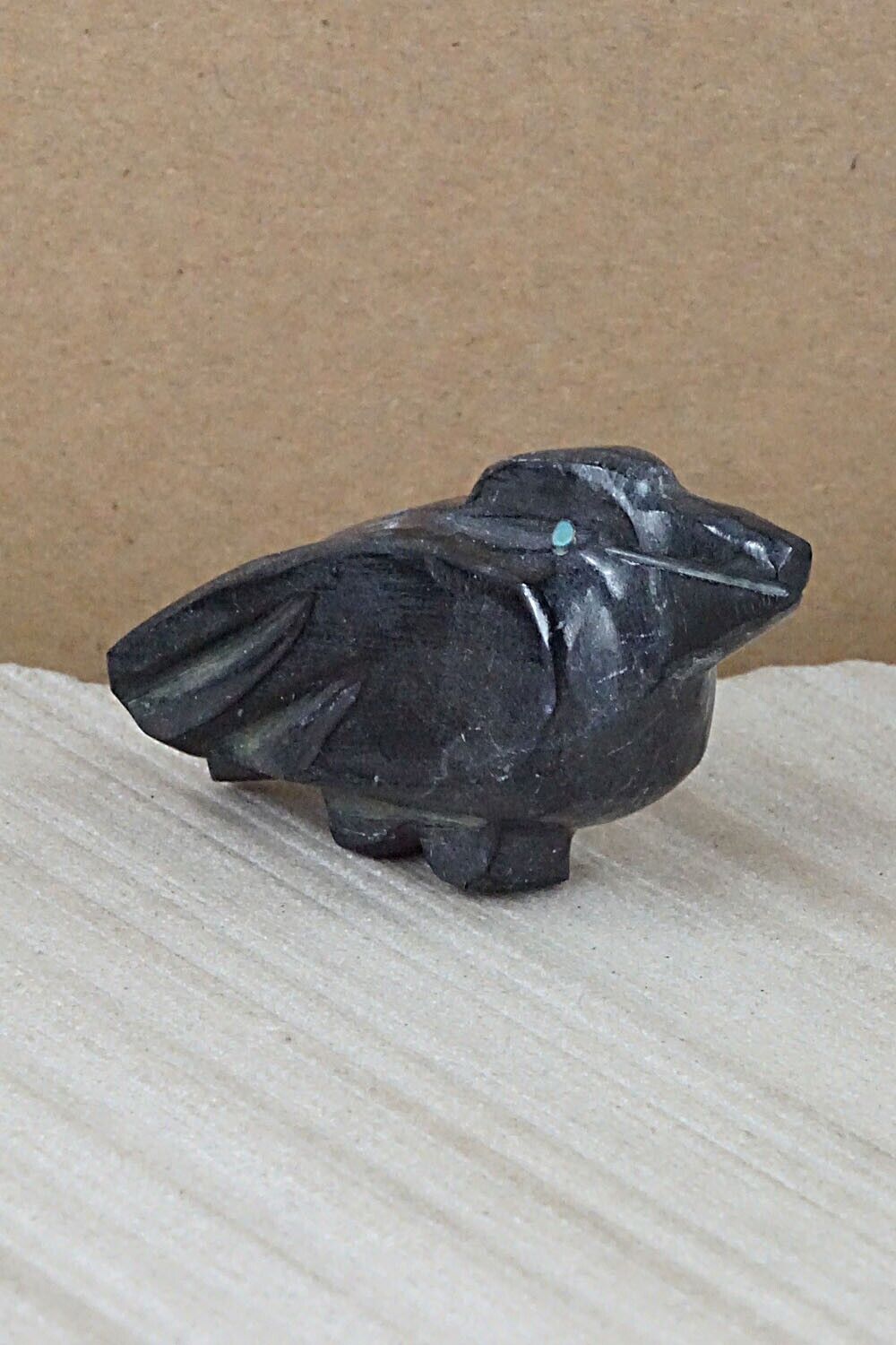 Crow Zuni Fetish Carving - Tim Lementino