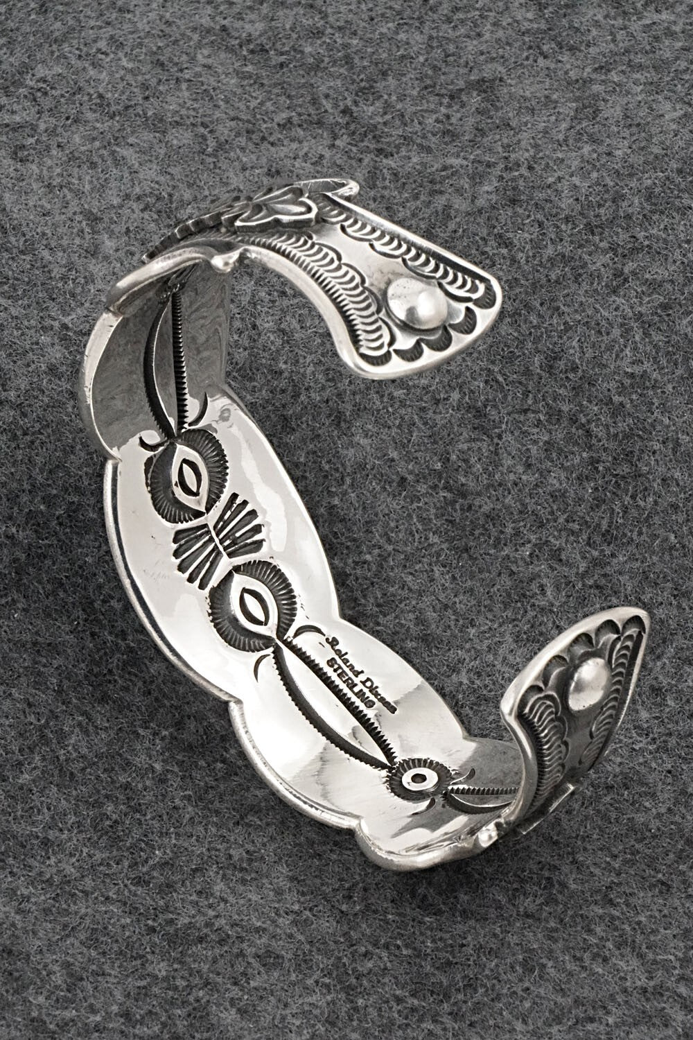 Turquoise & Sterling Silver Bracelet - Roland Dixson