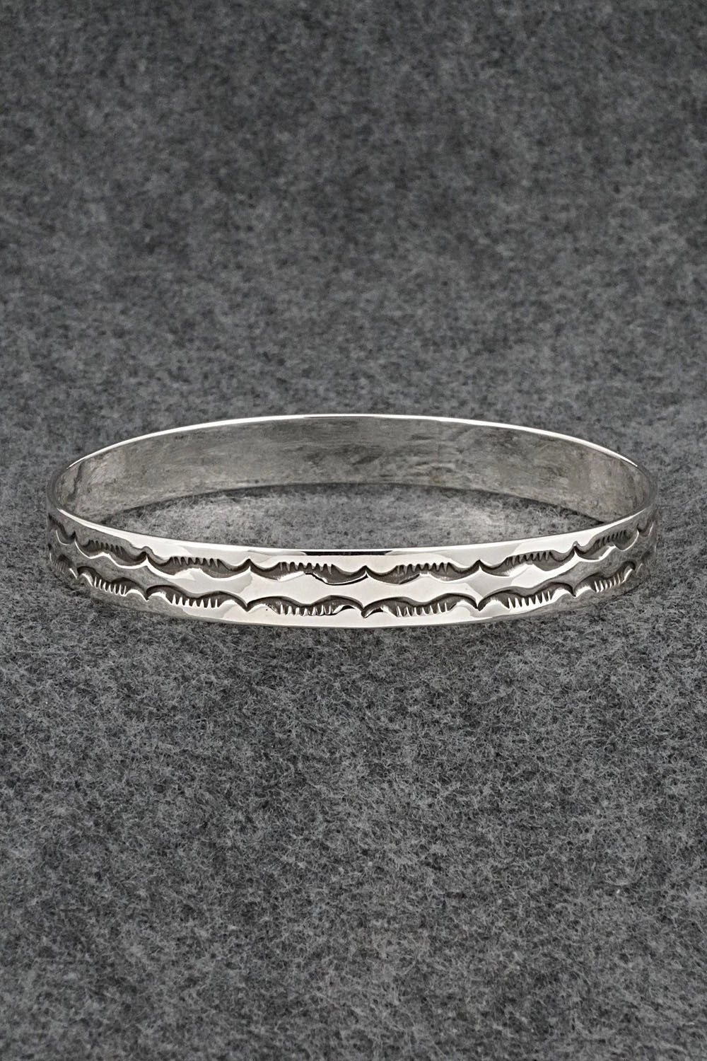 Sterling Silver Bangle Bracelet - Roland Dixson