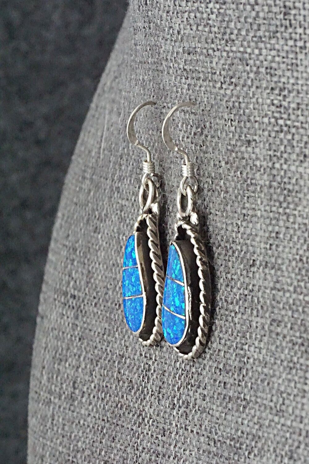 Opalite & Sterling Silver Earrings - Susie Lowsayatee