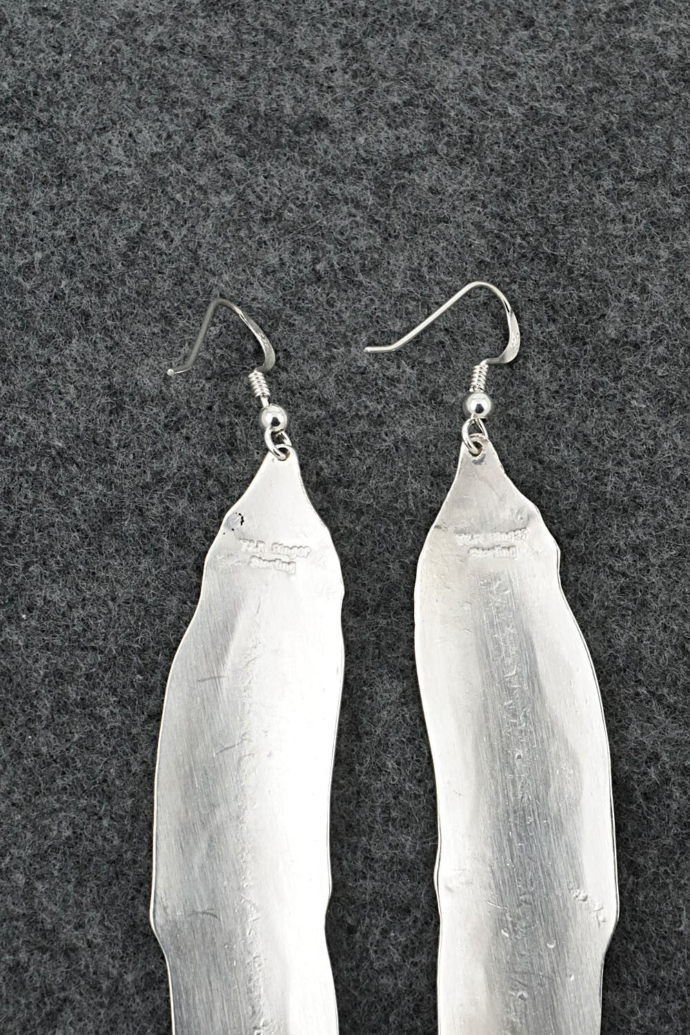 Turquoise & Sterling Silver Earrings - Rosita Singer