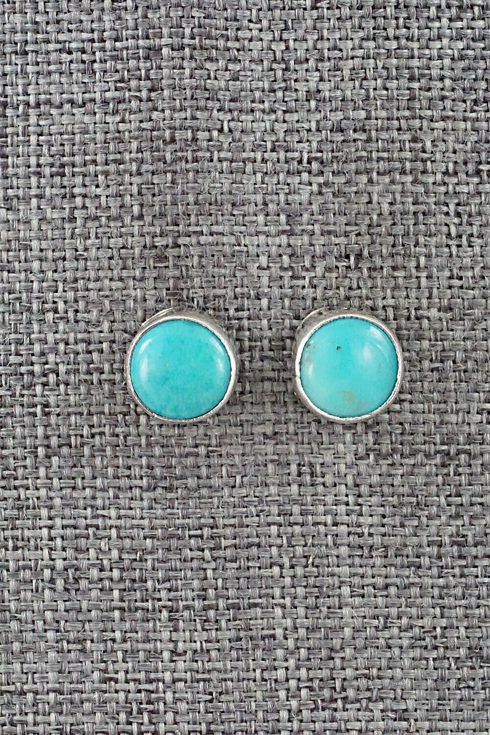 Turquoise & Sterling Silver Earrings - Marco Begaye