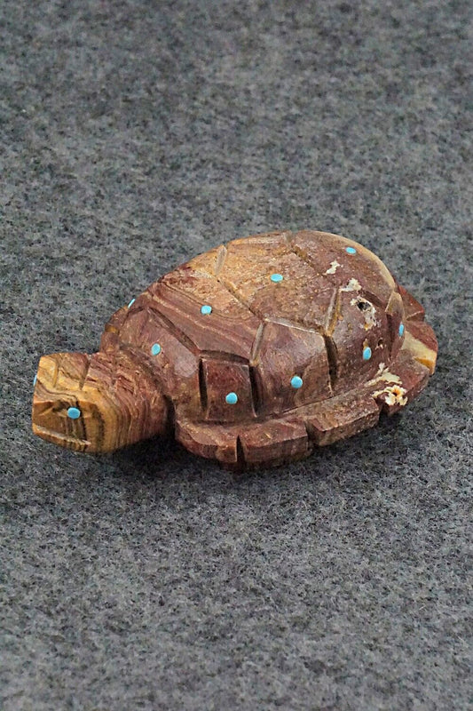 Tortoise Turtle Zuni Fetish Carving - Douglas Martza