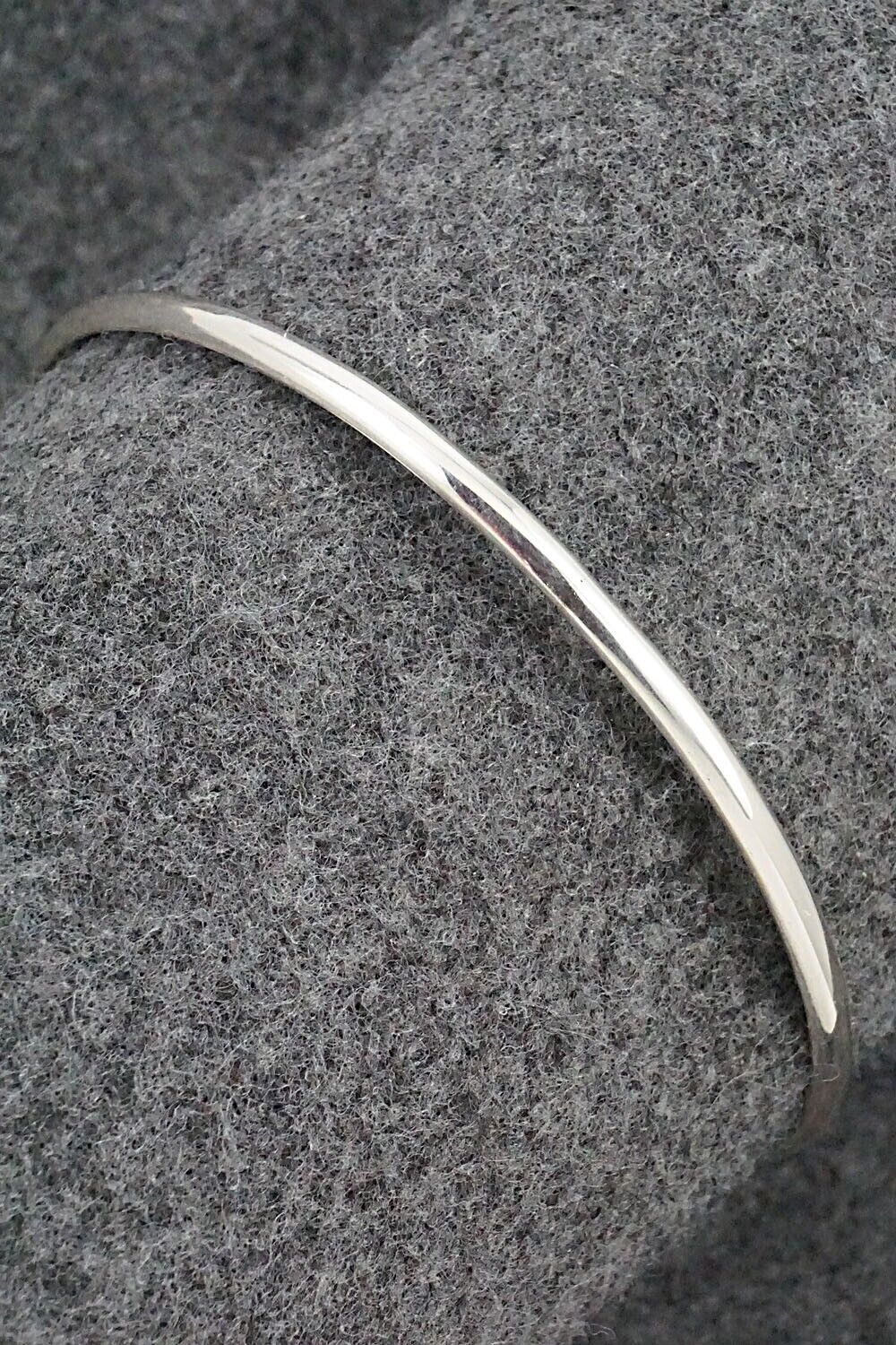 Sterling Silver Bangle Bracelet - Elaine Tahe