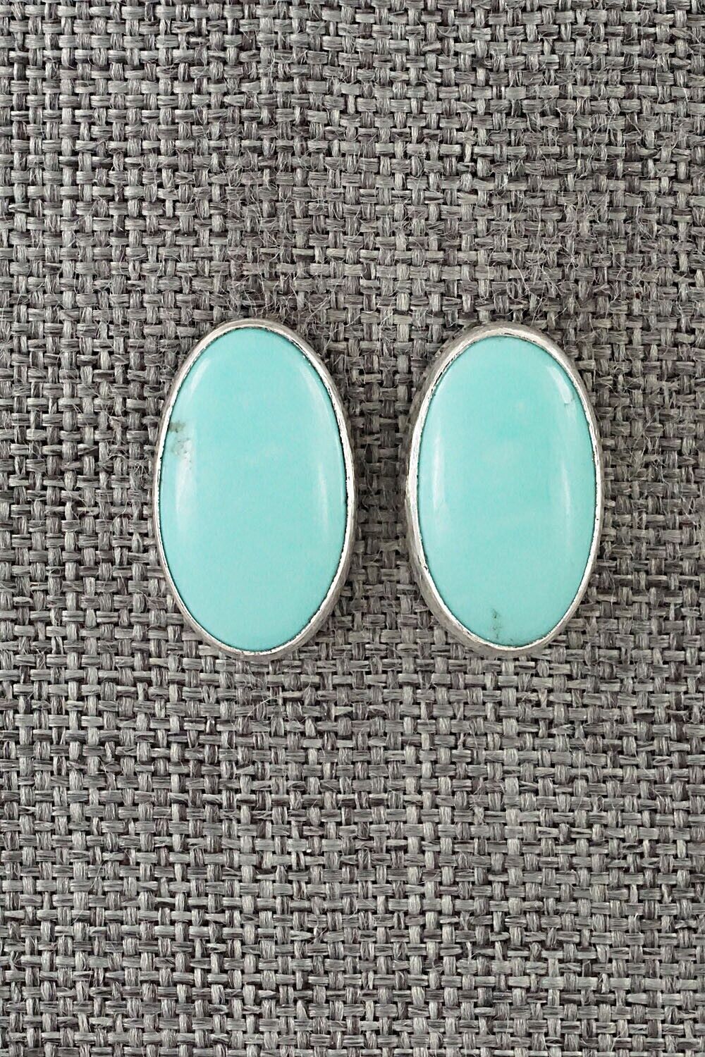 Turquoise & Sterling Silver Earrings - Marco Begaye