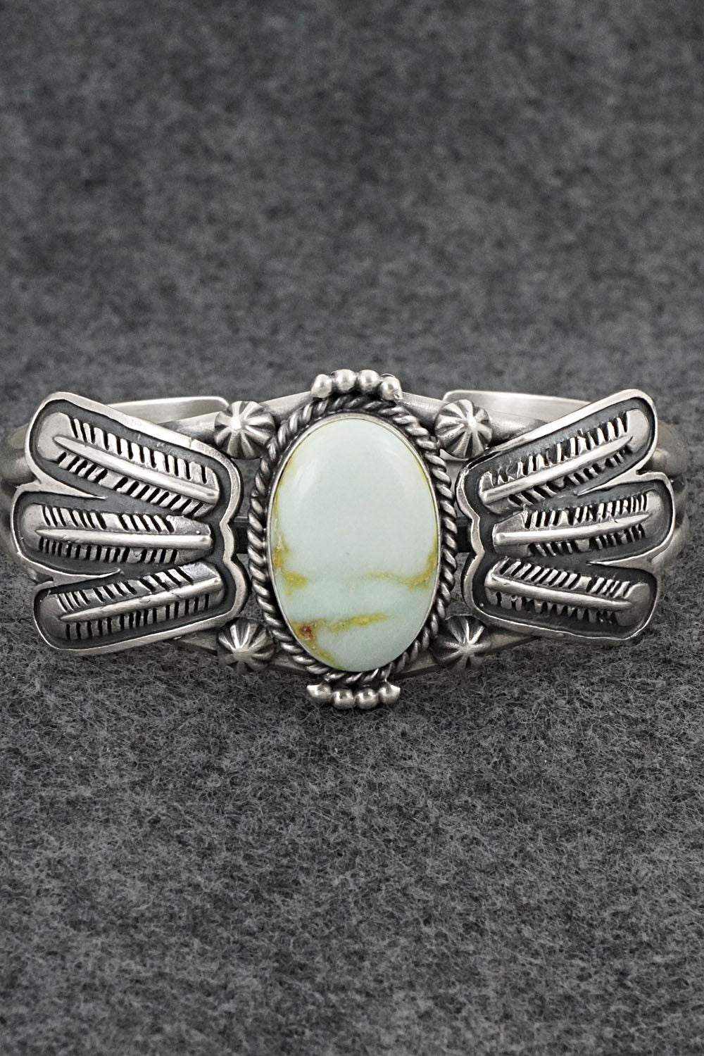 Variscite & Sterling Silver Bracelet - Daniel Benally