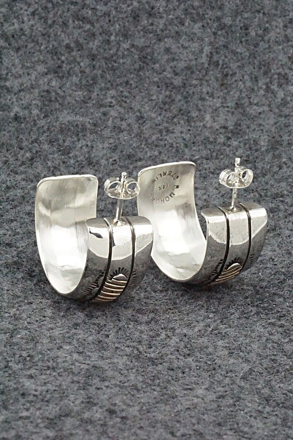 Sterling Silver & Gold Fill Hoop Earrings - Bruce Morgan