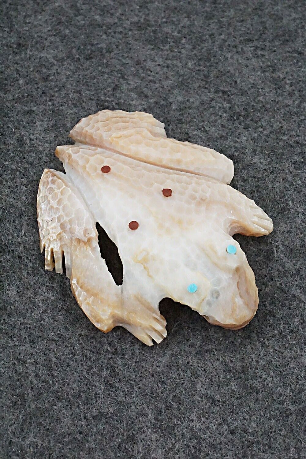 Frog Zuni Fetish Carving - Tyrone Poncho