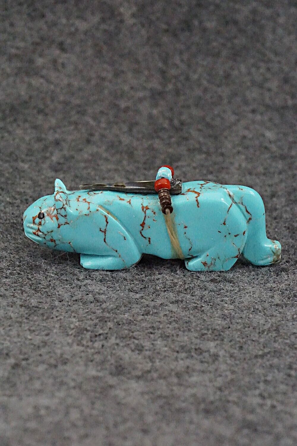 Mountain Lion Zuni Fetish Carving - Alex Tsethlikai