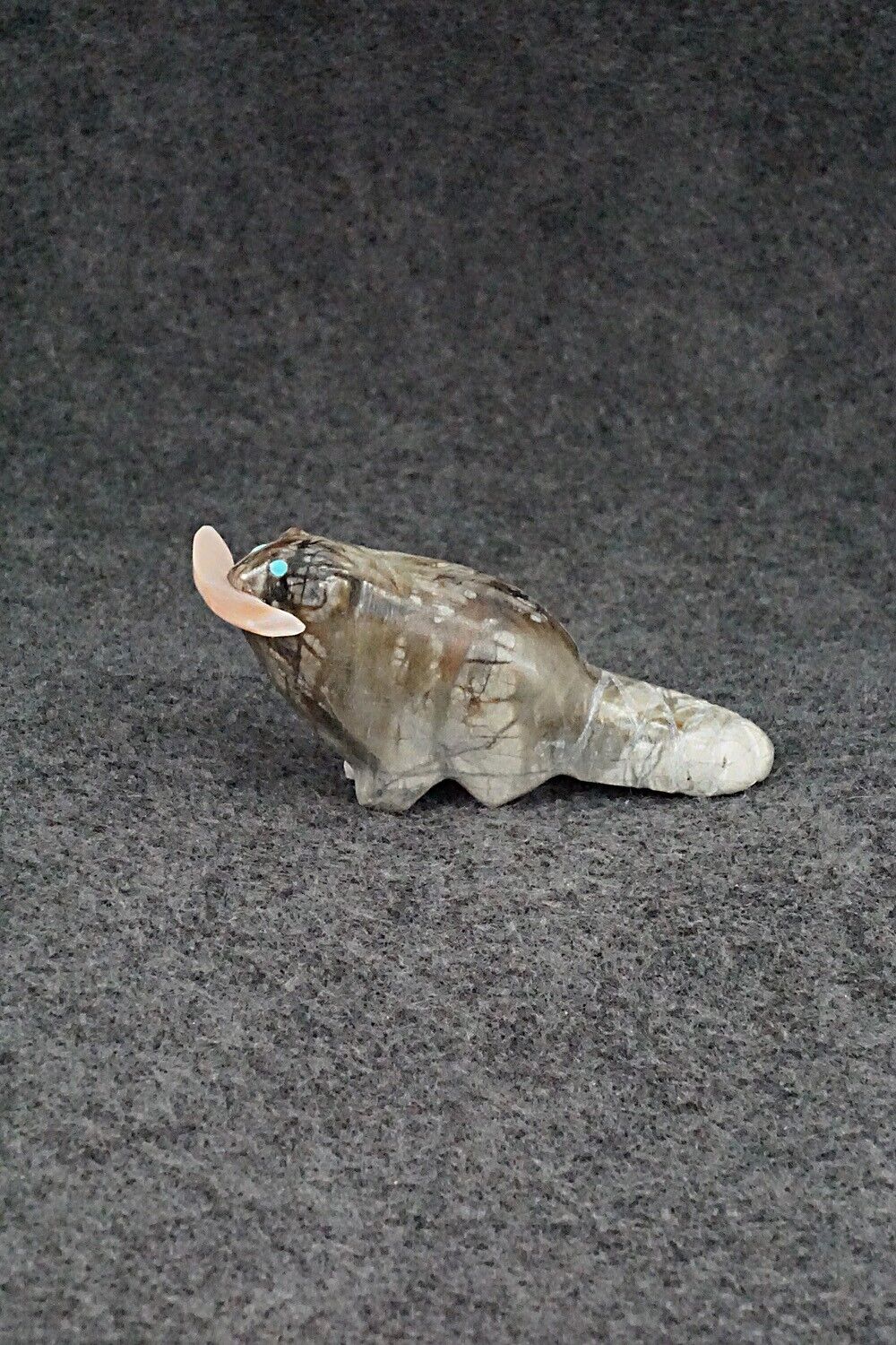 Beaver Zuni Fetish Carving - Delvin Leekya
