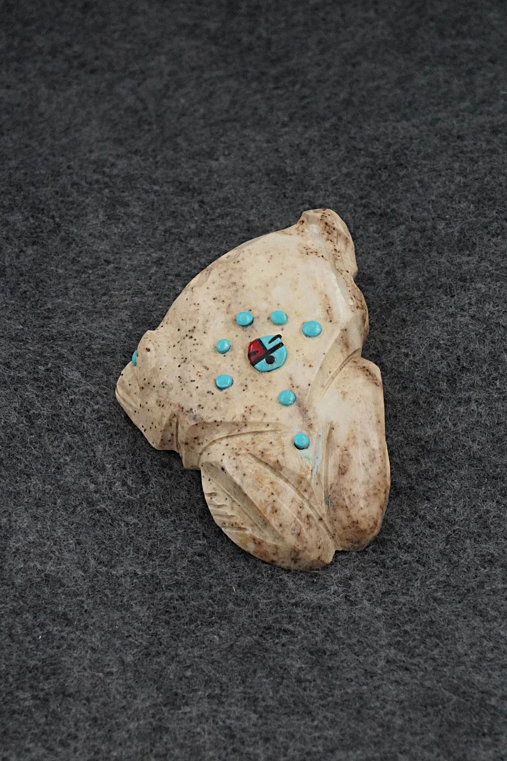 Frog Zuni Fetish Carving - Danette Laate