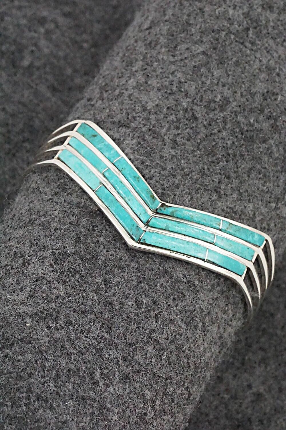 Turquoise & Sterling Silver Bracelet - Jamie Johnson