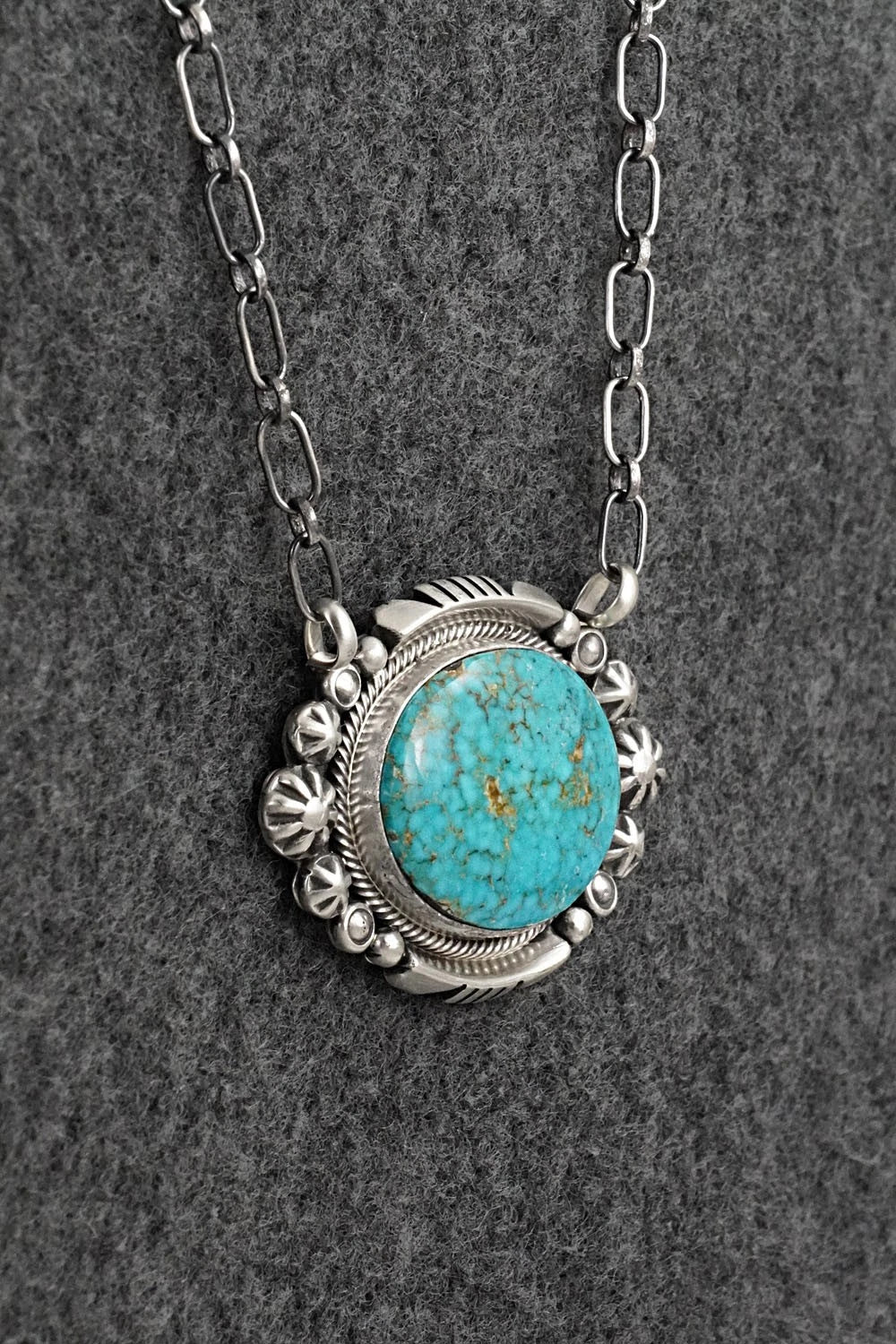 Turquoise & Sterling Silver Necklace - Daniel Benally