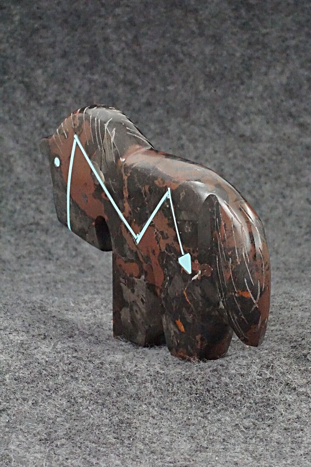 Horse Zuni Fetish Carving - Kenric Laiwakete