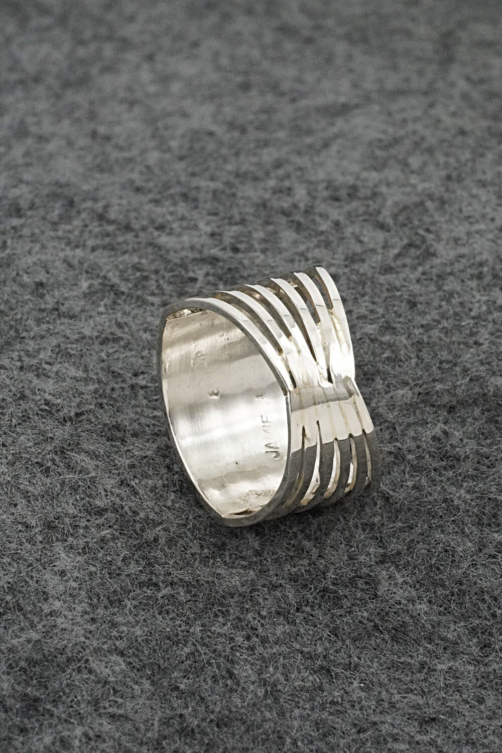 White Buffalo & Sterling Silver Ring - Jamie Johnson - Size 10