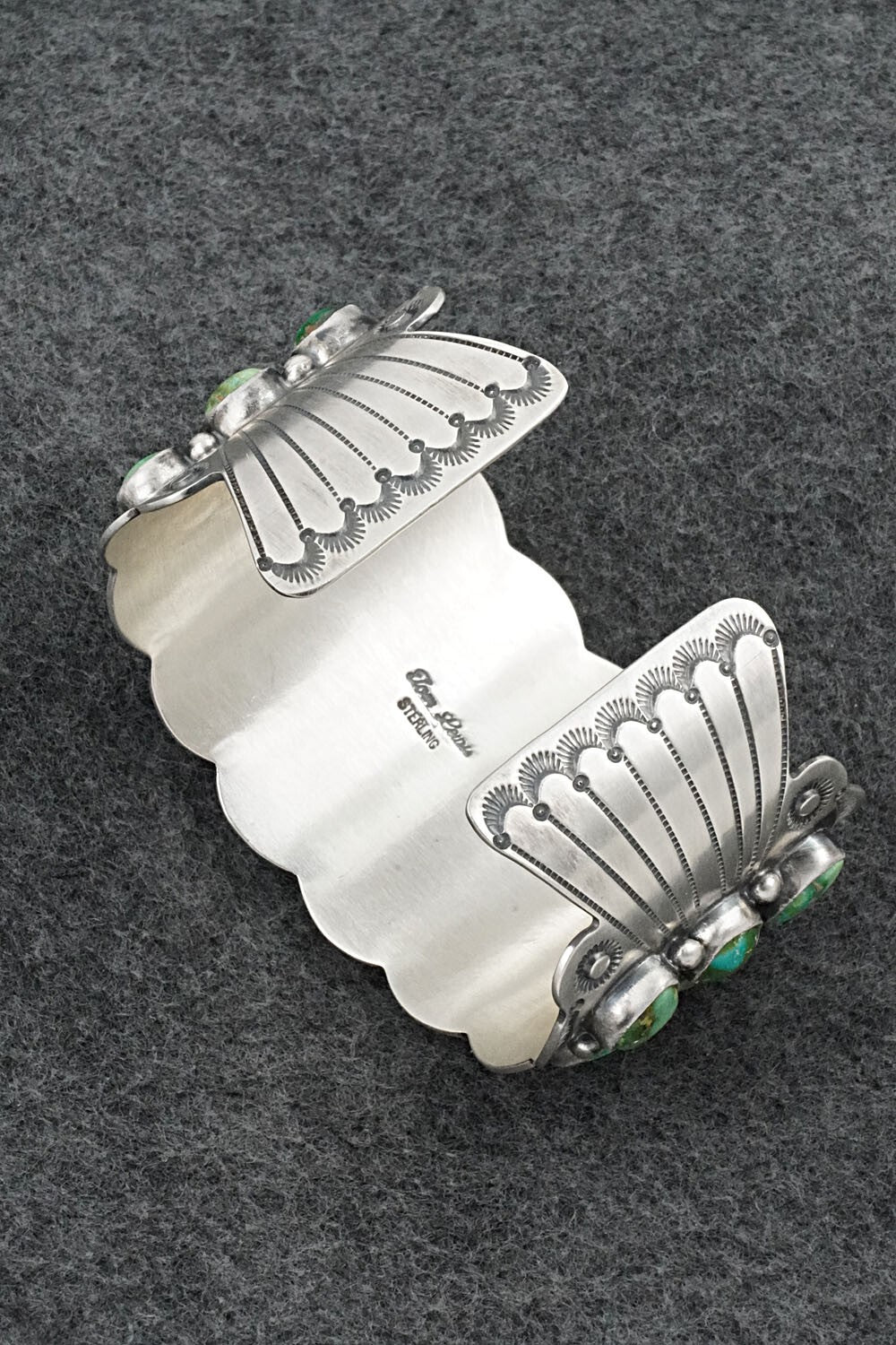 Turquoise & Sterling Silver Bracelet - Tom Lewis