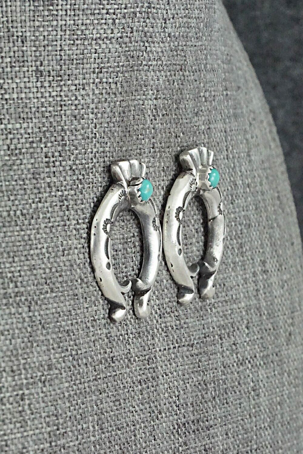 Turquoise & Sterling Silver Earrings - Paige Gordon