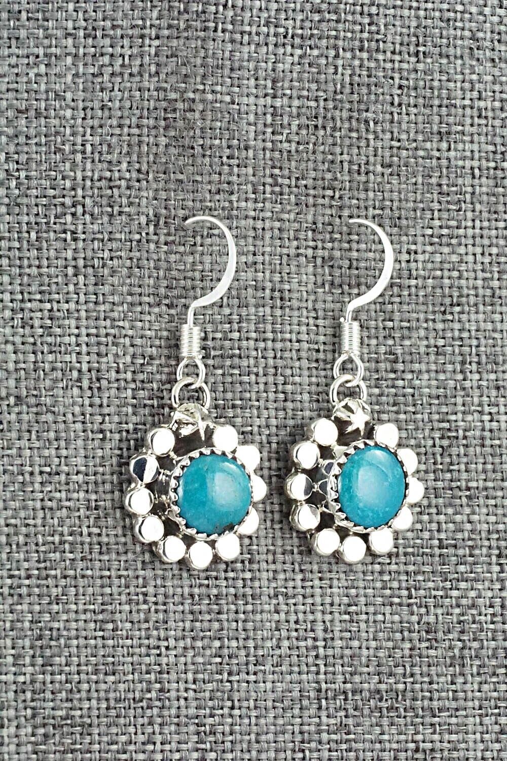 Turquoise & Sterling Silver Earrings - Sandra Parkett