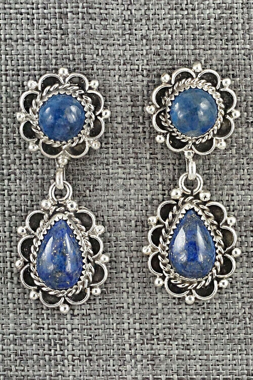 Lapis & Sterling Silver Earrings - Maritta Martinez