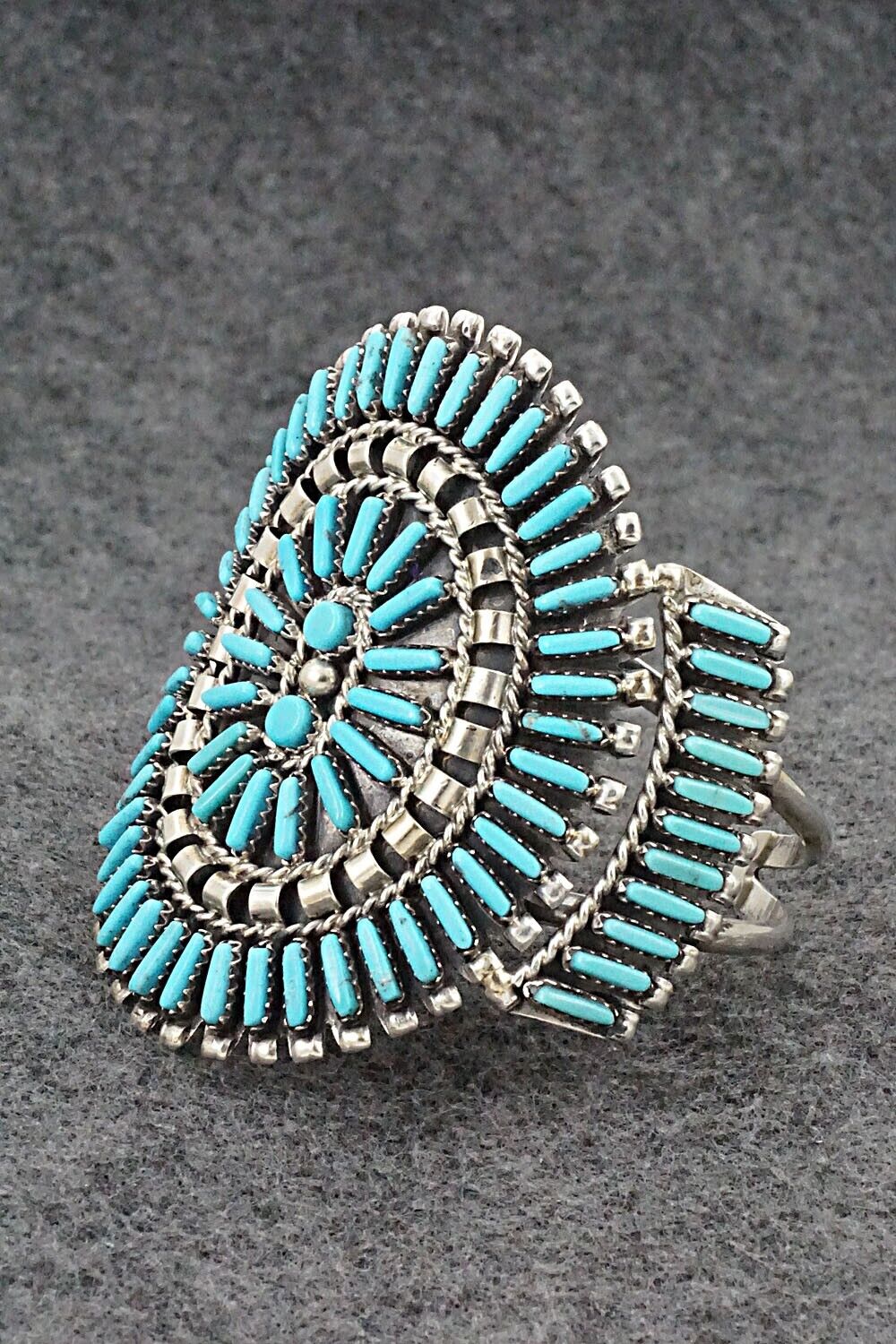 Turquoise & Sterling Silver Bracelet - Charlie John