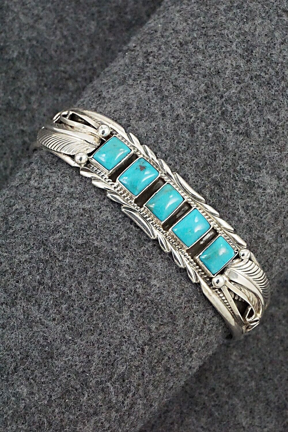 Turquoise & Sterling Silver Bracelet - Davey Morgan