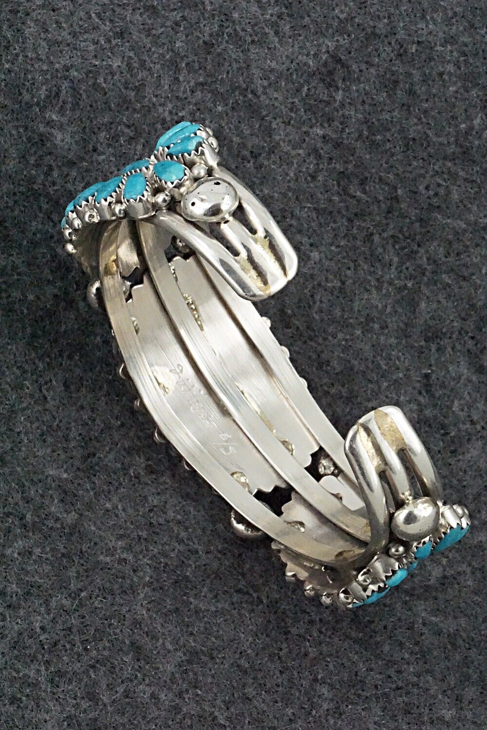 Turquoise & Sterling Silver Bracelet - Jaz Wilson