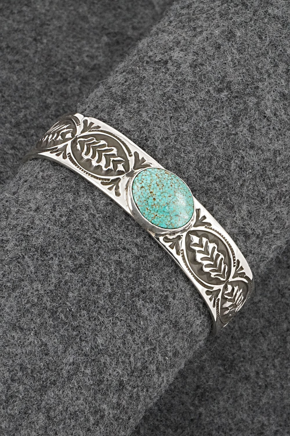 Turquoise & Sterling Silver Bracelet - Arnold Blackgoat