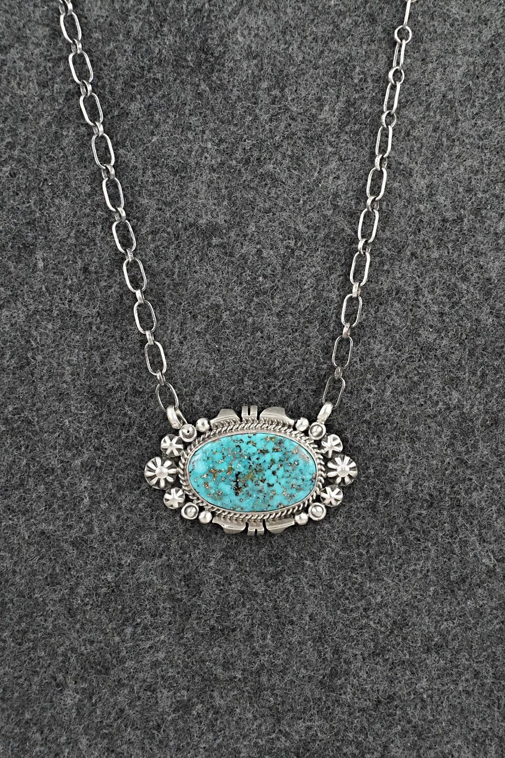 Turquoise & Sterling Silver Necklace - Daniel Benally