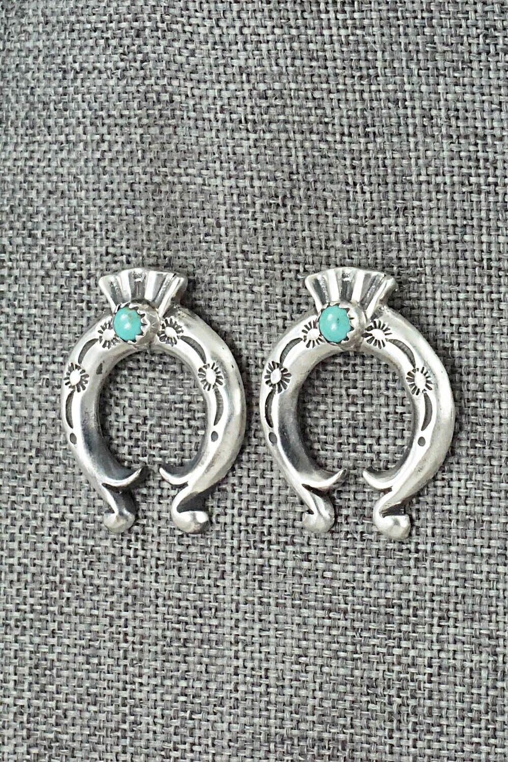Turquoise & Sterling Silver Earrings - Paige Gordon