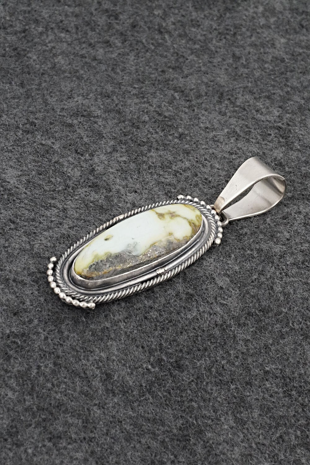 Variscite & Sterling Silver Pendant - Darrin Livingston