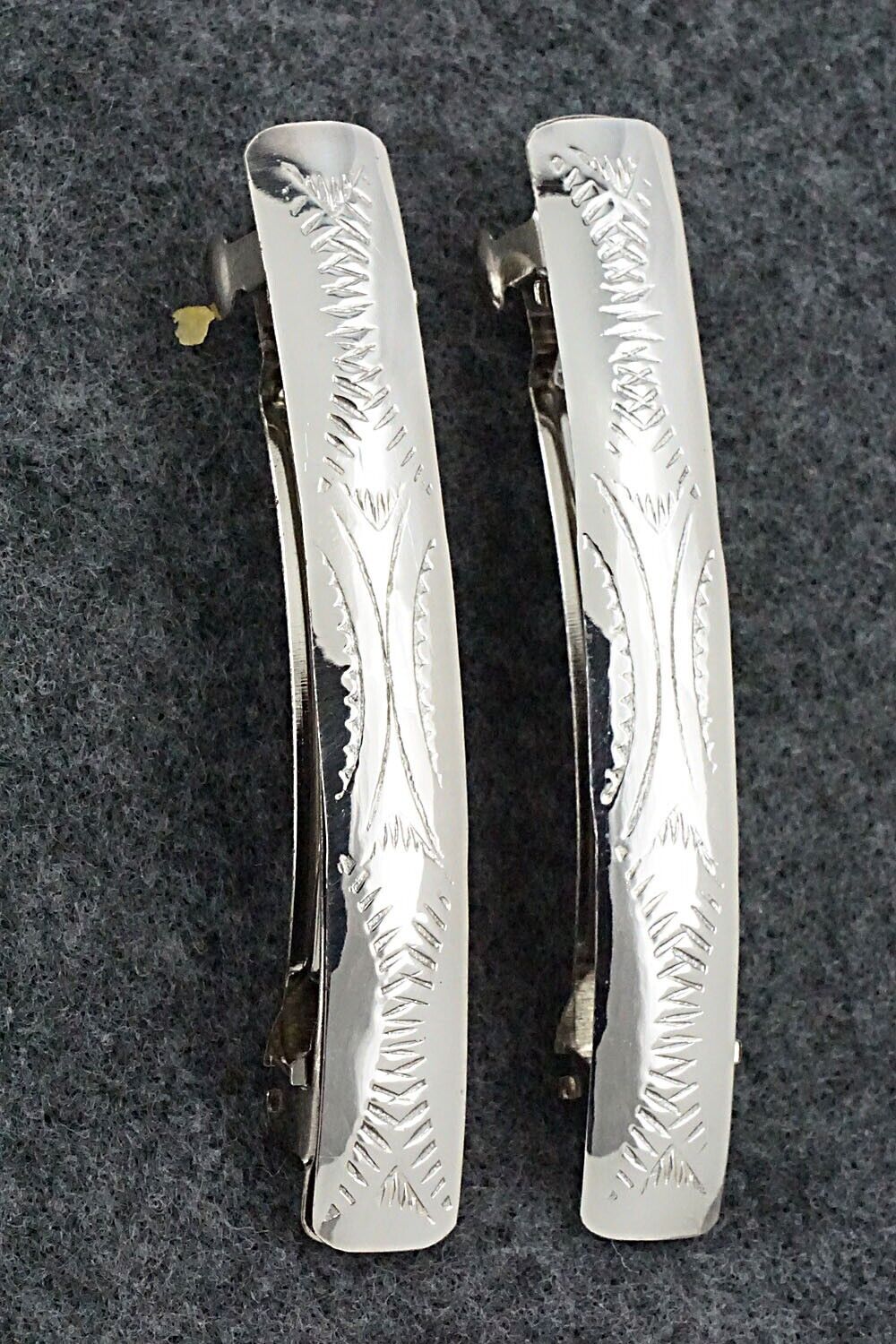 Sterling Silver Hair Barrettes - Randall Dalgai