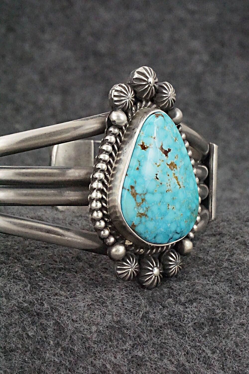 Turquoise & Sterling Silver Bracelet - Michael Calladitto