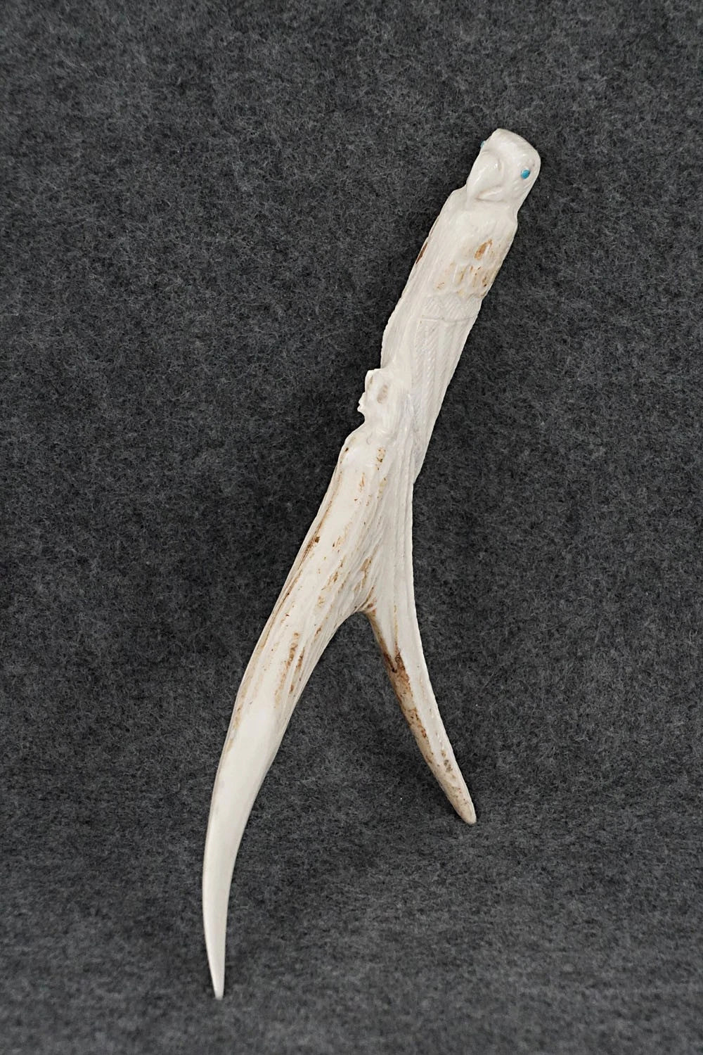 Eagle Zuni Fetish Carving - Derrick Kammasee