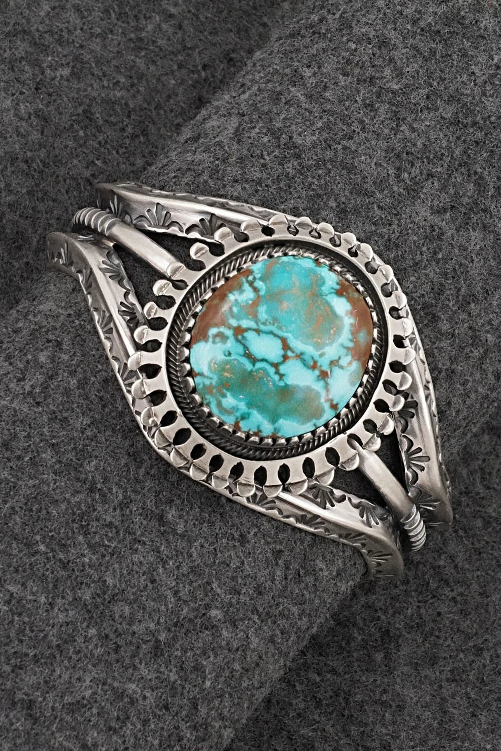 Turquoise & Sterling Silver Bracelet - Randy Boyd