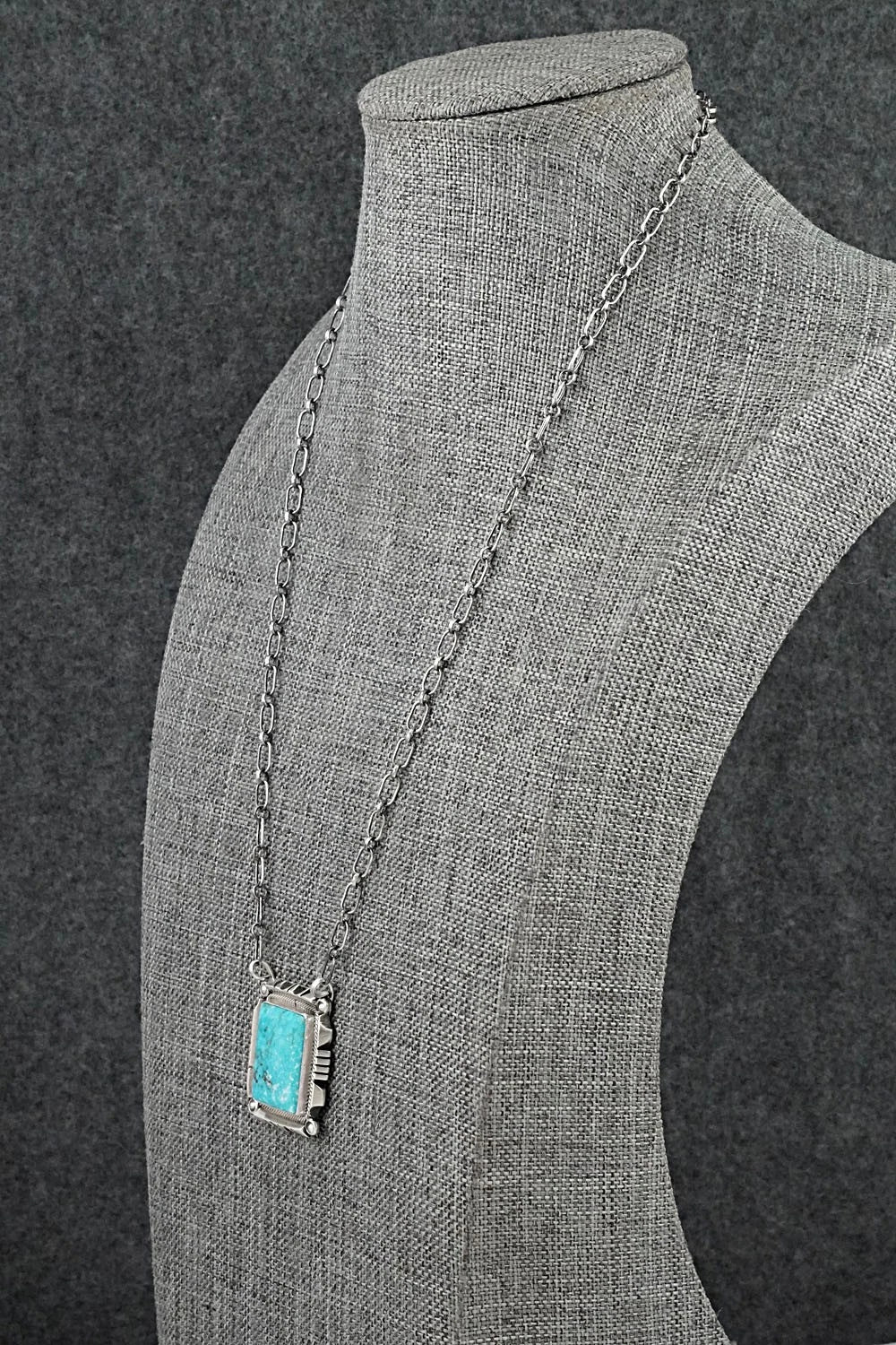 Turquoise & Sterling Silver Necklace - Daniel Benally