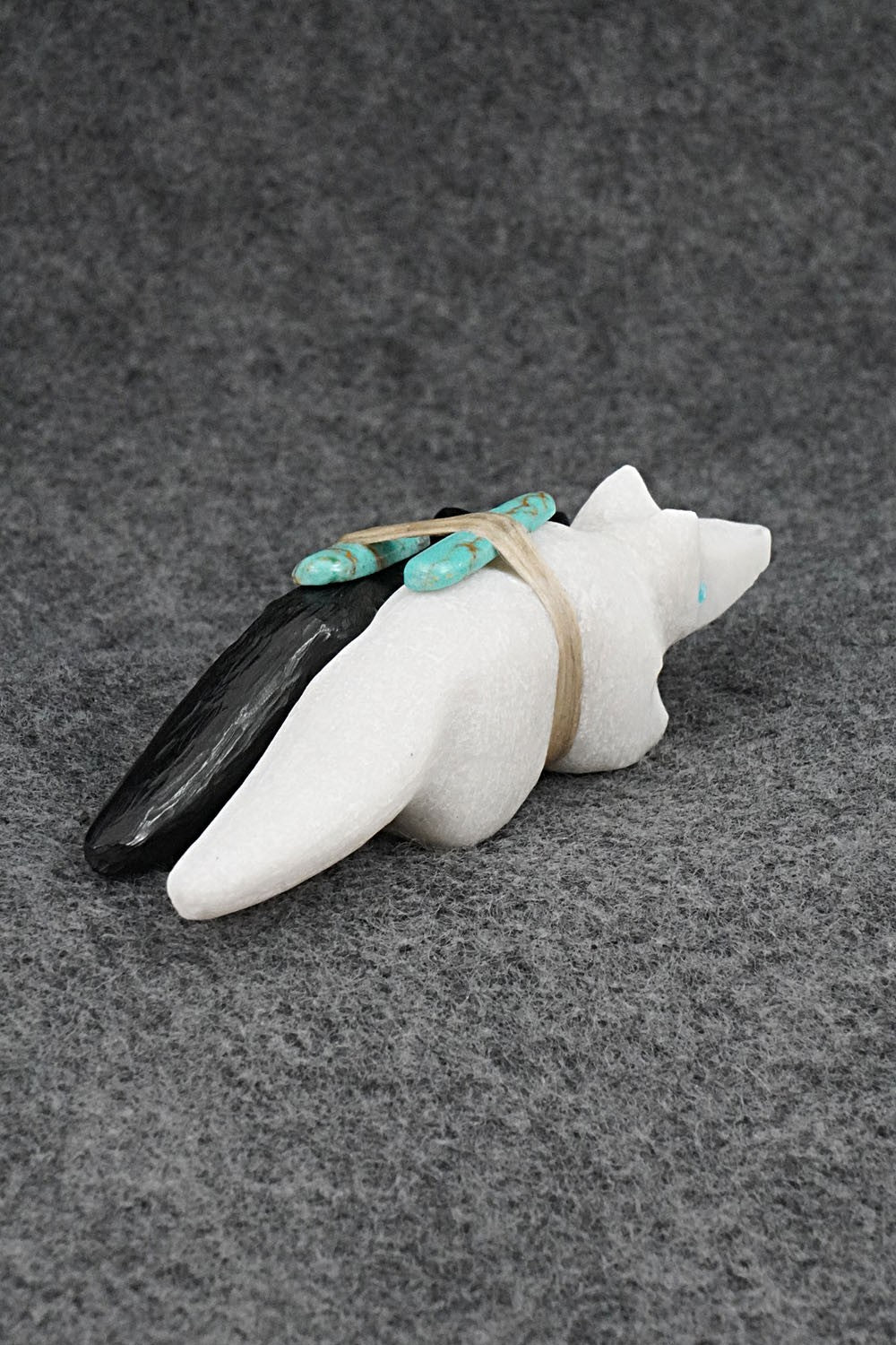 Wolf Zuni Fetish Carving - Herbert Halate