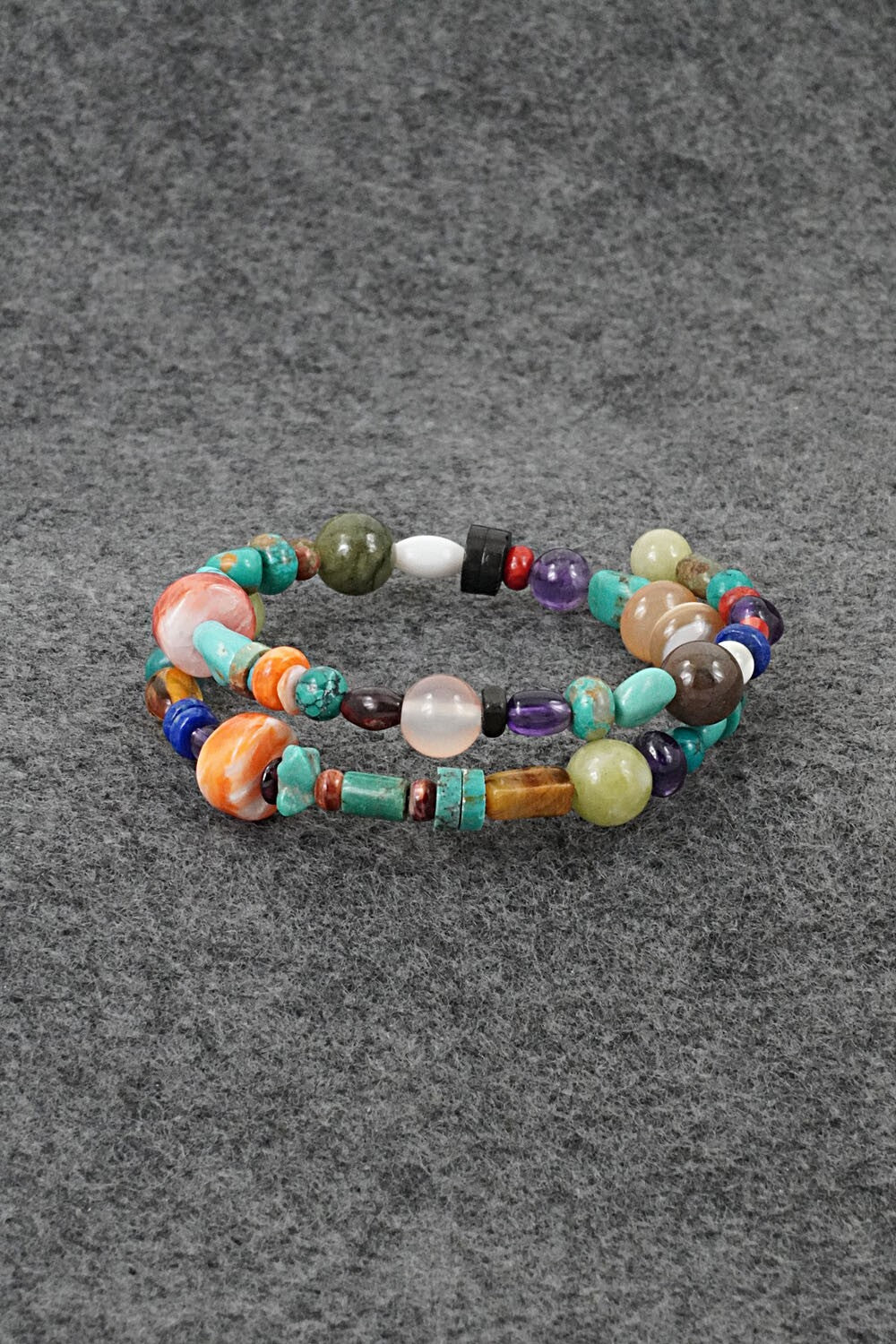 Multi-Stone Beaded Bracelet - Helen Tsosie
