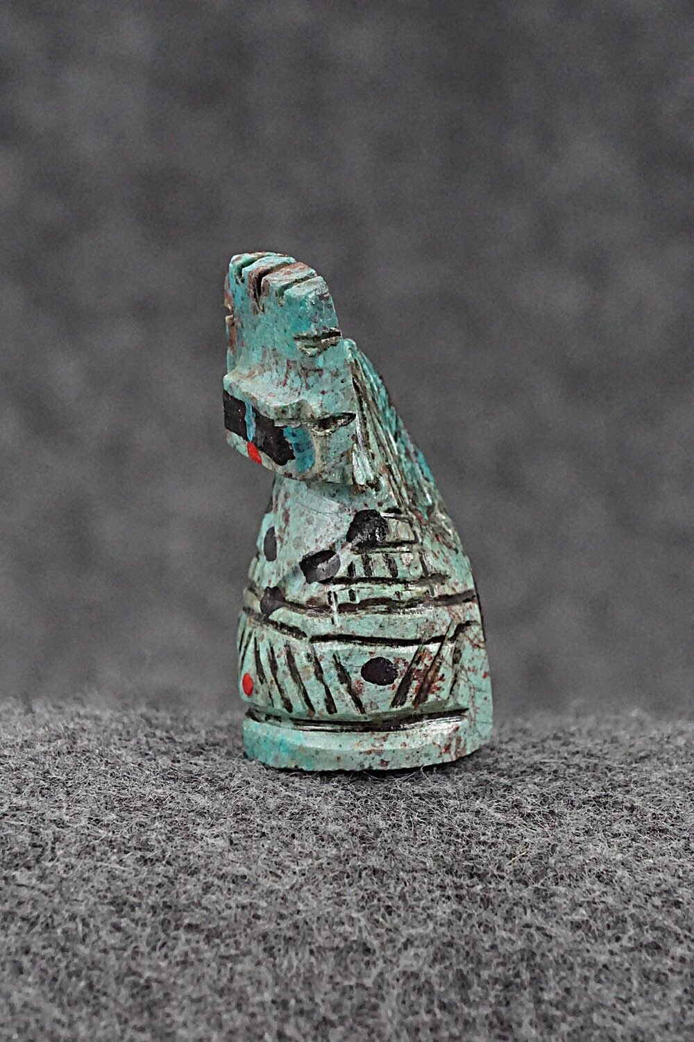 Corn Maiden Zuni Fetish Carving - Carl Etsate