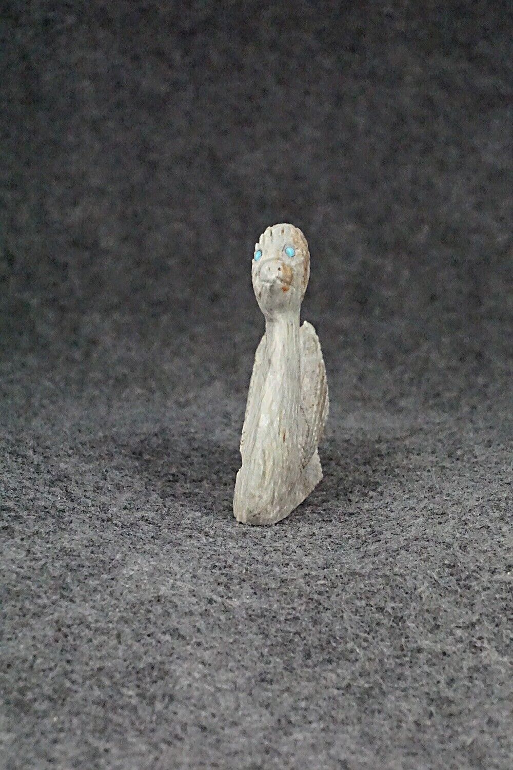 Swan Zuni Fetish Carving - Lindsey Cheama