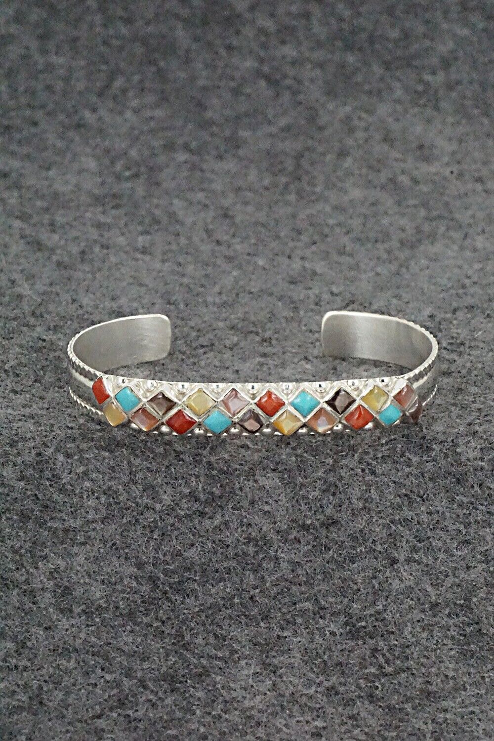 Multi-Stone & Sterling Silver Bracelet - Bonnie Quam