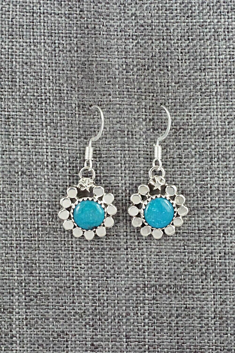 Turquoise & Sterling Silver Earrings - Sandra Parkett