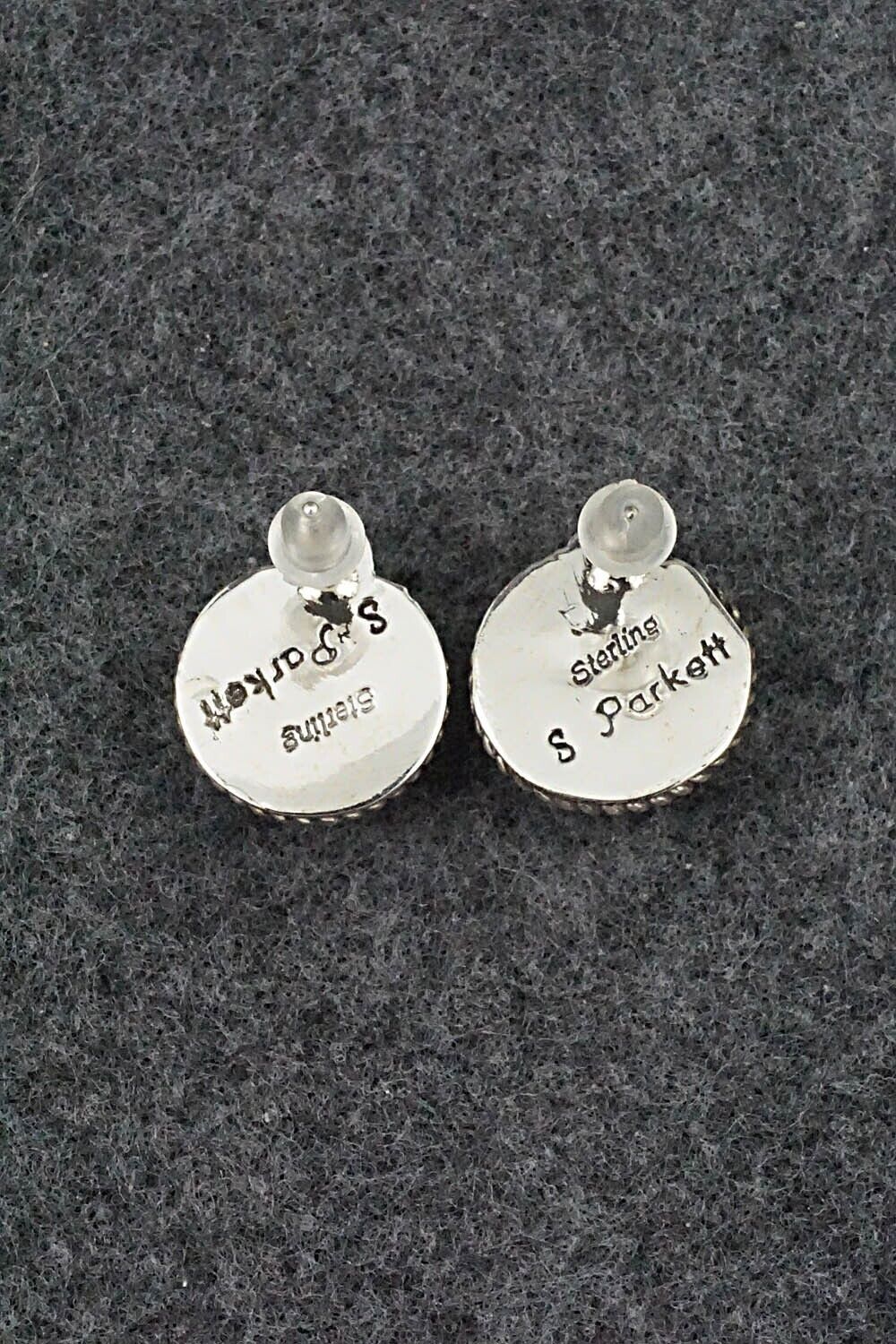 Turquoise & Sterling Silver Earrings - Sandra Parkett