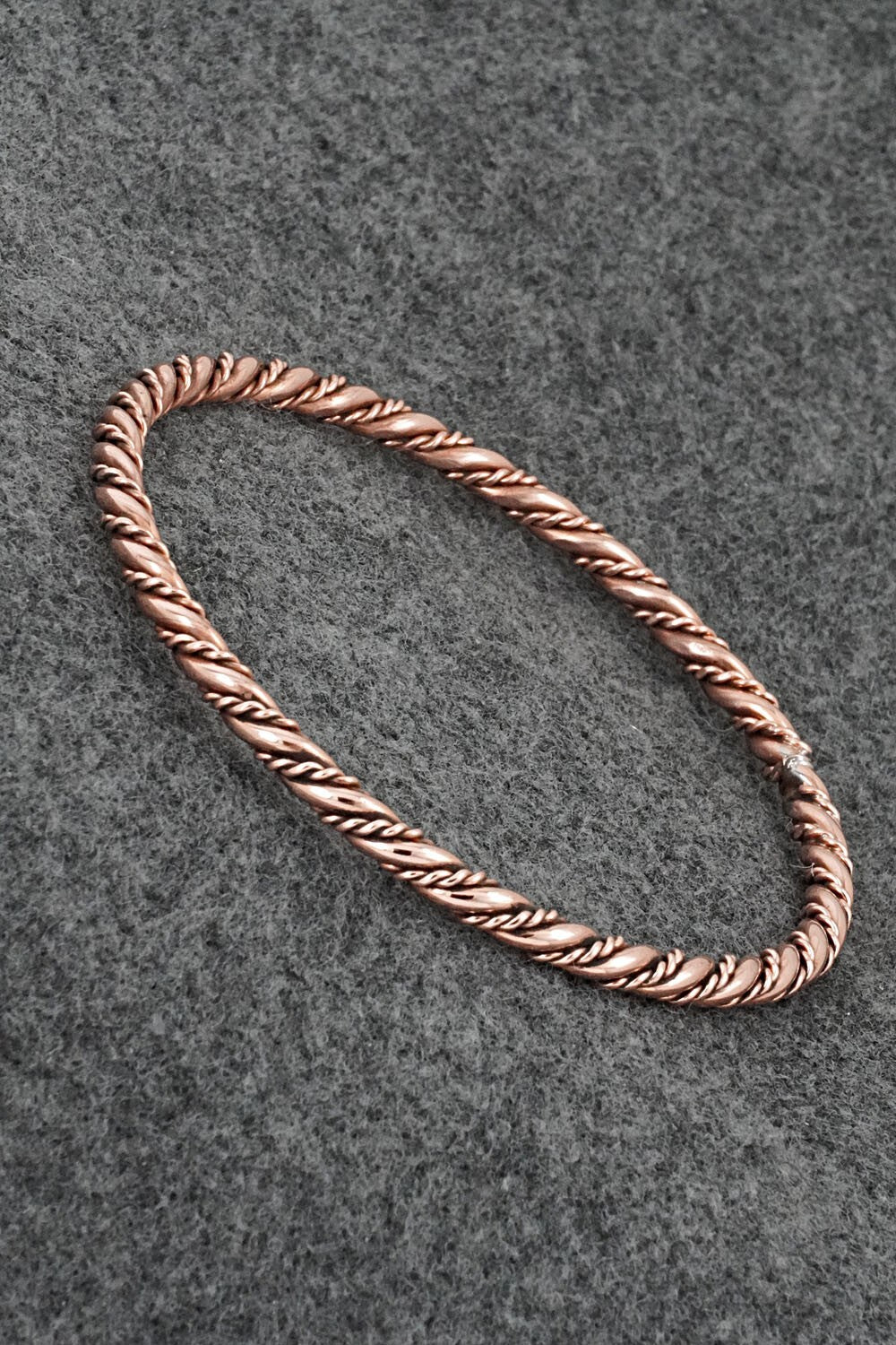 Copper Bangle Bracelet - Elaine Tahe
