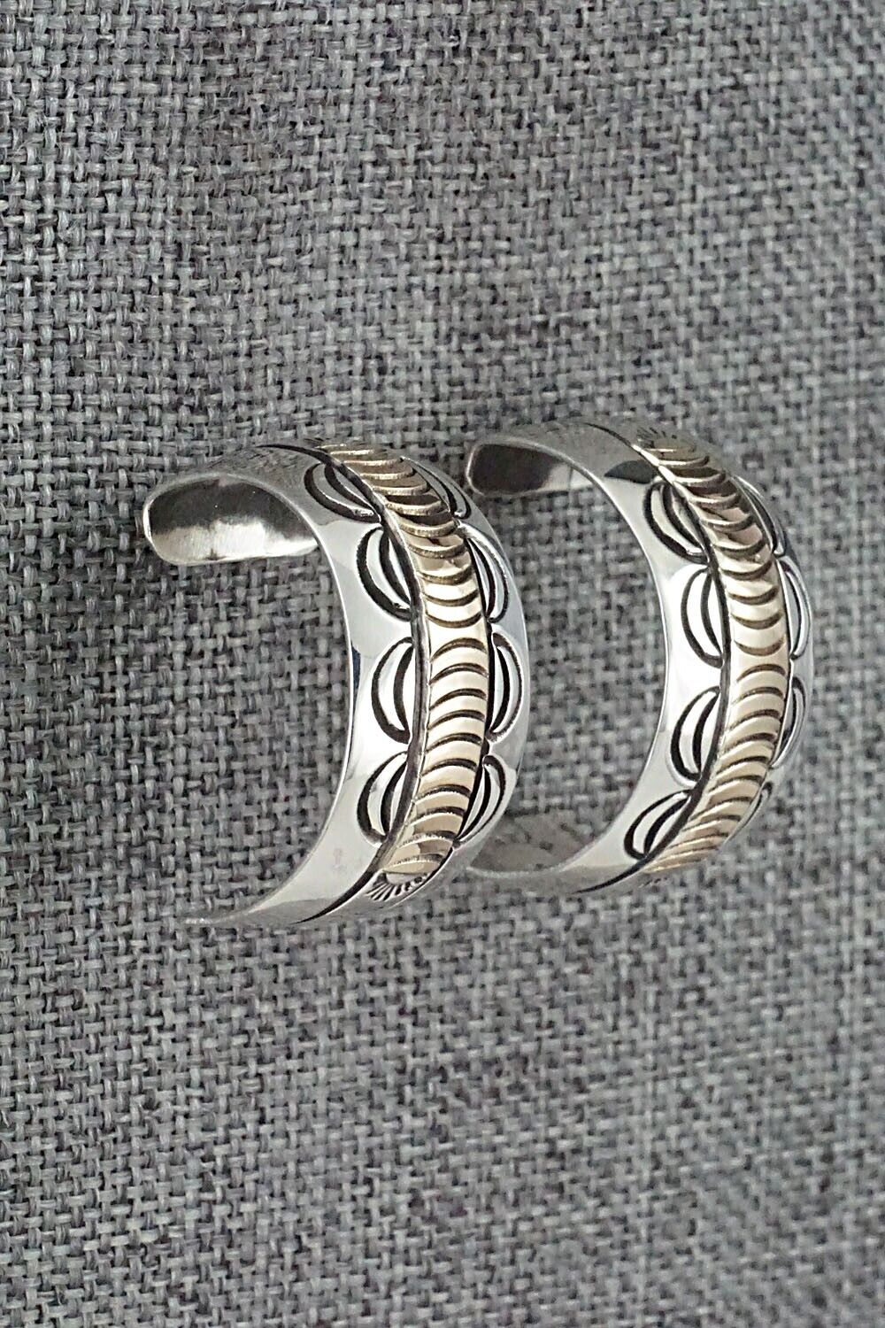 Sterling Silver & Gold Fill Hoop Earrings - Bruce Morgan