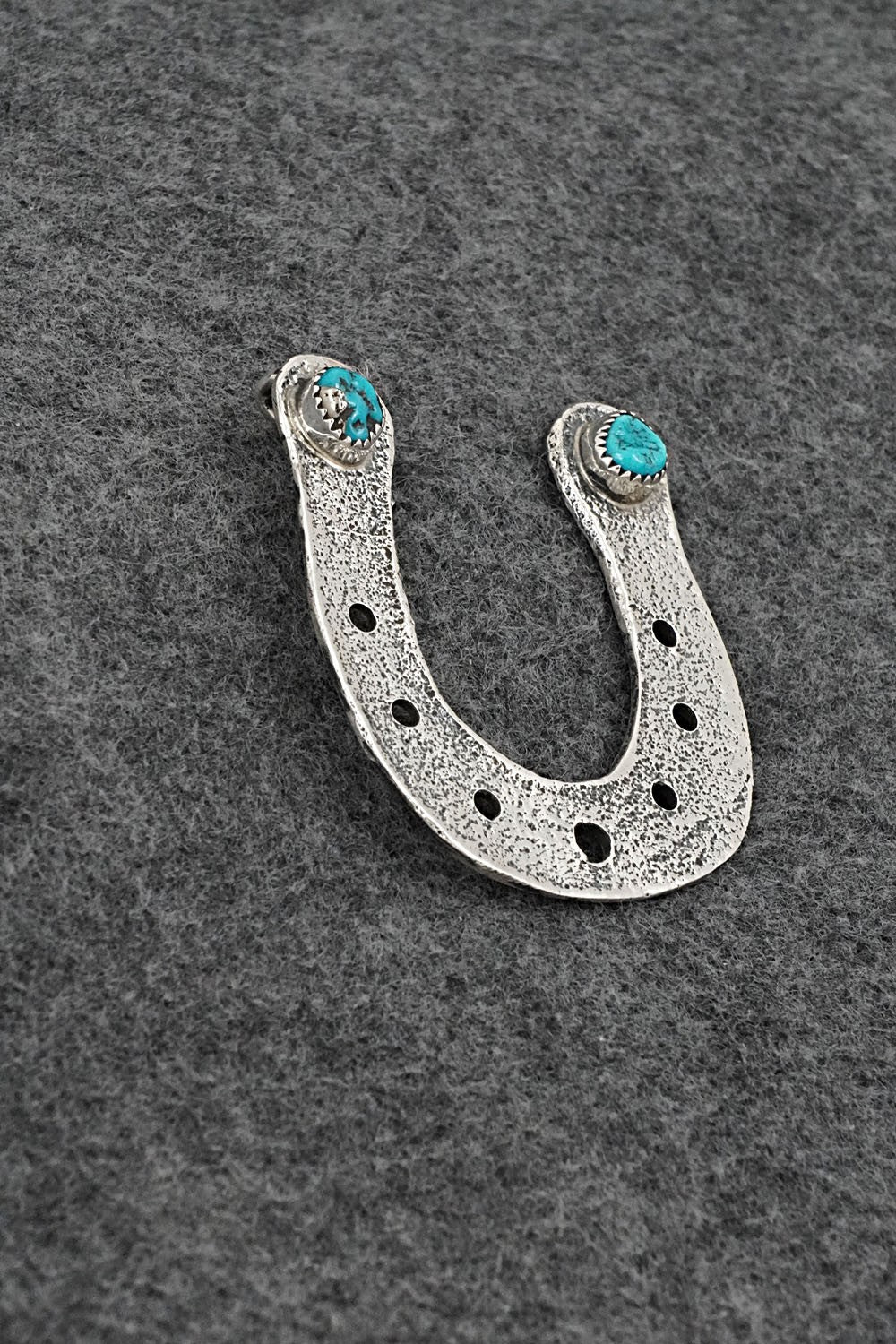 Turquoise & Sterling Silver Pendant - Darius Arviso