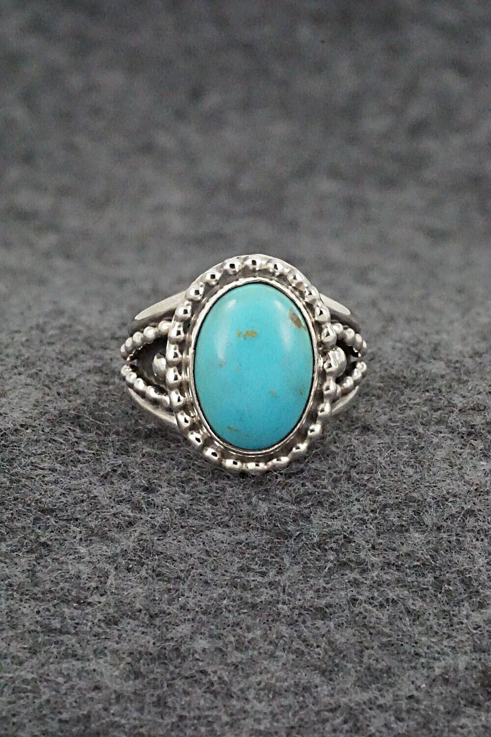Turquoise & Sterling Silver Ring - Thomas Yazzie - Size 6